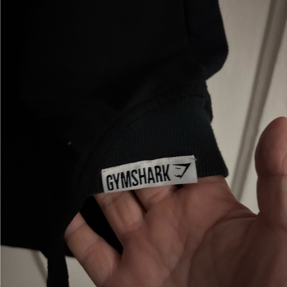 GYMSHARK Longline T-Shirt Drop Womens Small Black Curved Hem Full Coverage - Picture 5 of 7